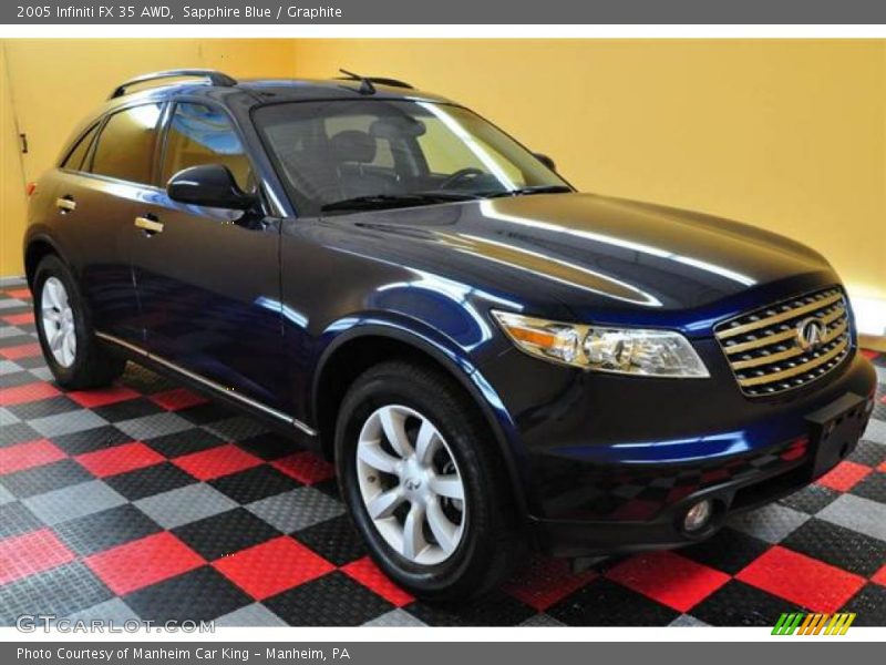 Sapphire Blue / Graphite 2005 Infiniti FX 35 AWD
