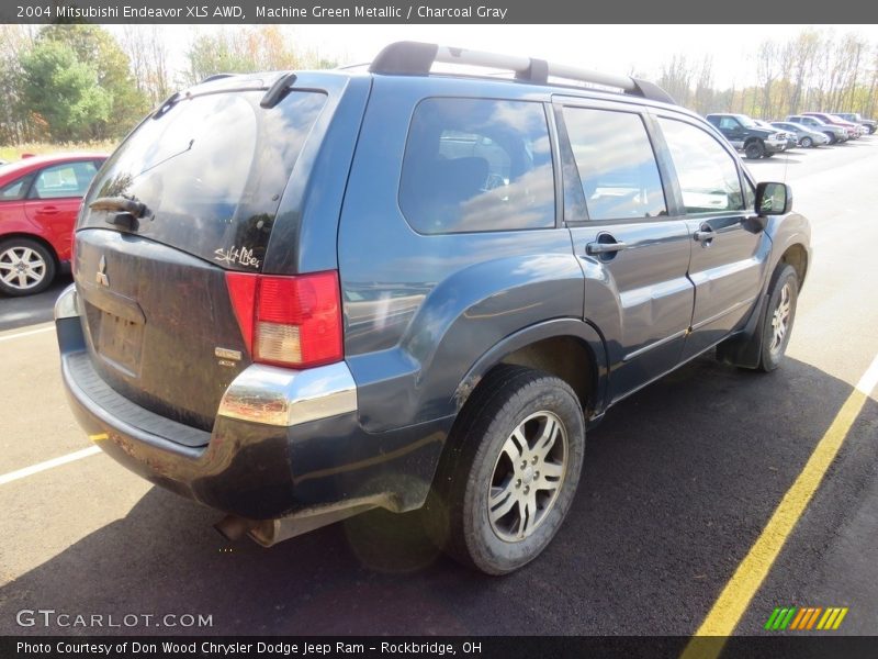 Machine Green Metallic / Charcoal Gray 2004 Mitsubishi Endeavor XLS AWD