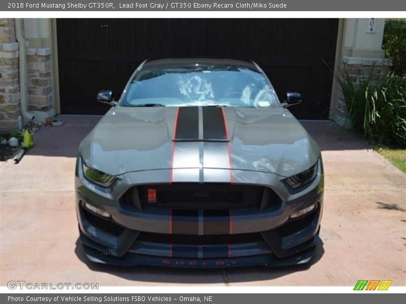 Lead Foot Gray / GT350 Ebony Recaro Cloth/Miko Suede 2018 Ford Mustang Shelby GT350R