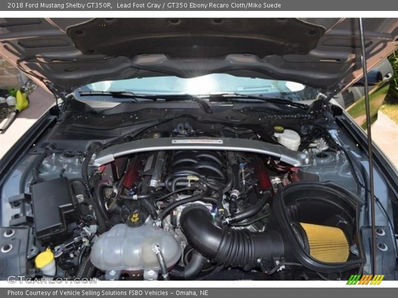 Lead Foot Gray / GT350 Ebony Recaro Cloth/Miko Suede 2018 Ford Mustang Shelby GT350R