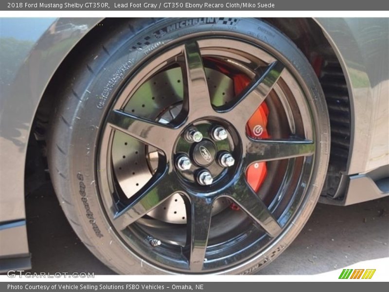 Lead Foot Gray / GT350 Ebony Recaro Cloth/Miko Suede 2018 Ford Mustang Shelby GT350R