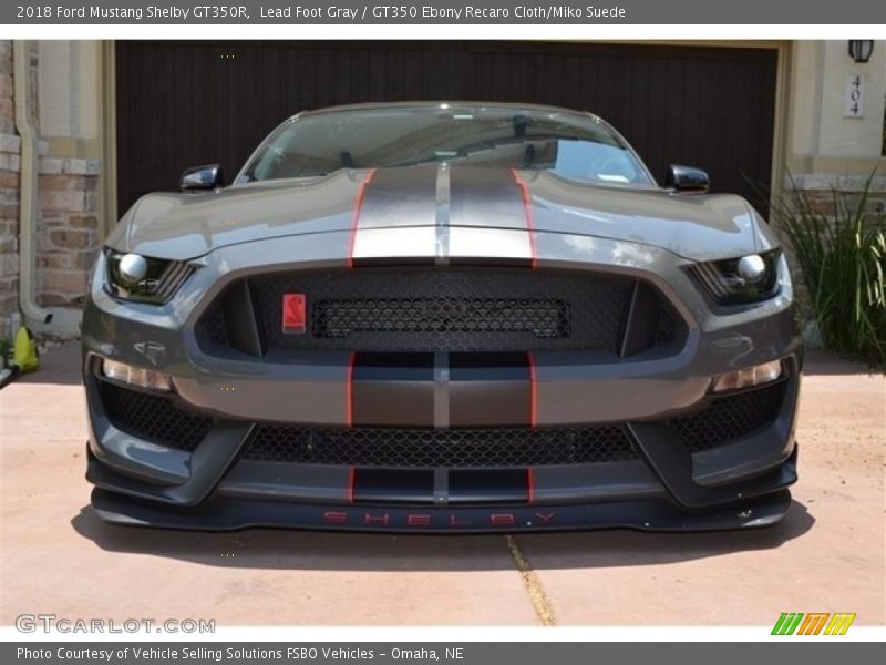 Lead Foot Gray / GT350 Ebony Recaro Cloth/Miko Suede 2018 Ford Mustang Shelby GT350R