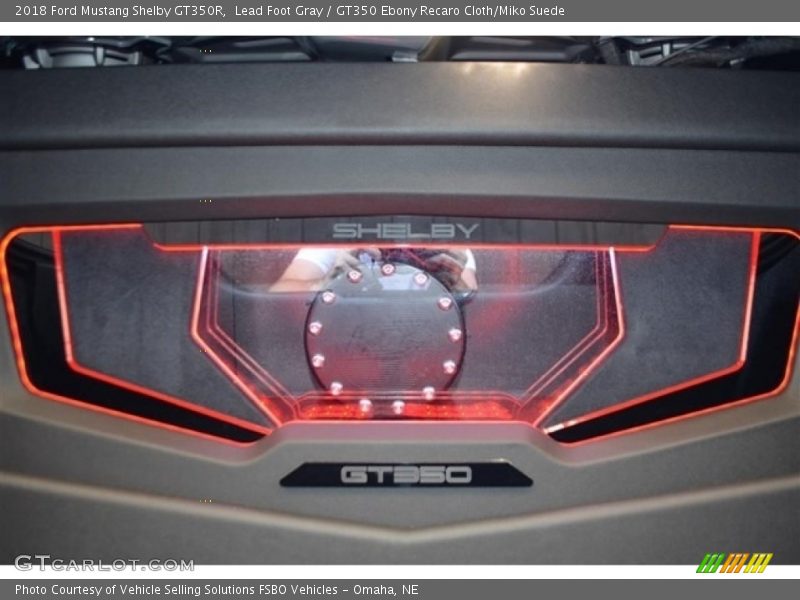 Lead Foot Gray / GT350 Ebony Recaro Cloth/Miko Suede 2018 Ford Mustang Shelby GT350R