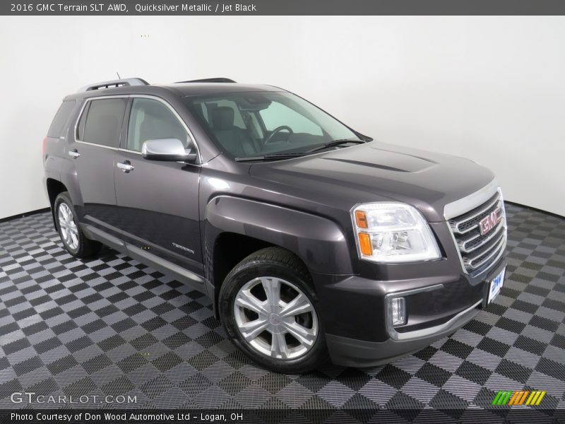 Quicksilver Metallic / Jet Black 2016 GMC Terrain SLT AWD