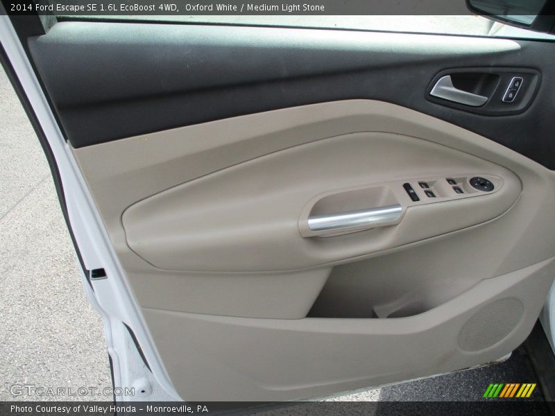 Oxford White / Medium Light Stone 2014 Ford Escape SE 1.6L EcoBoost 4WD