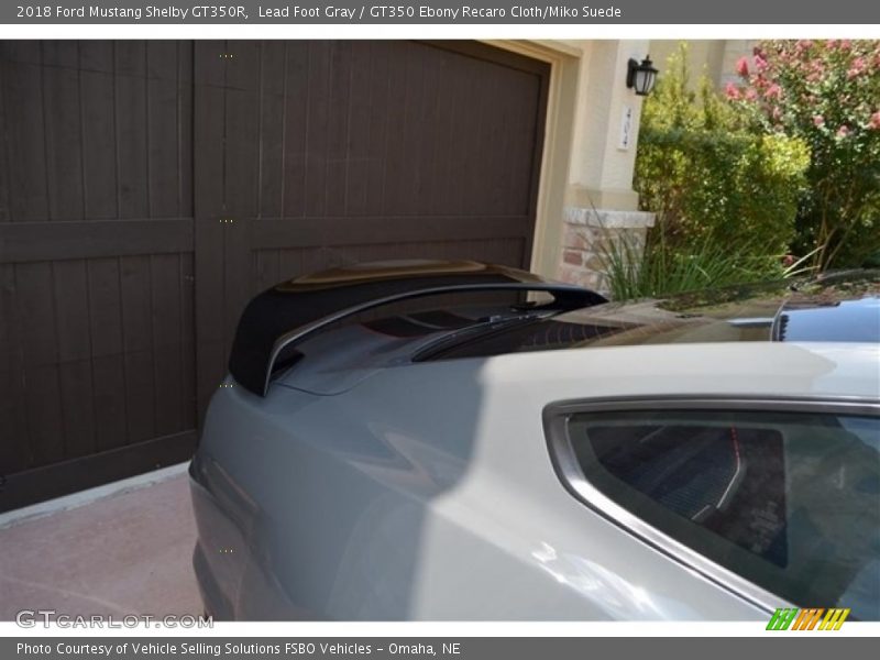 Lead Foot Gray / GT350 Ebony Recaro Cloth/Miko Suede 2018 Ford Mustang Shelby GT350R