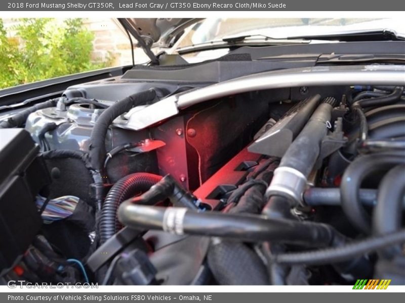 Lead Foot Gray / GT350 Ebony Recaro Cloth/Miko Suede 2018 Ford Mustang Shelby GT350R