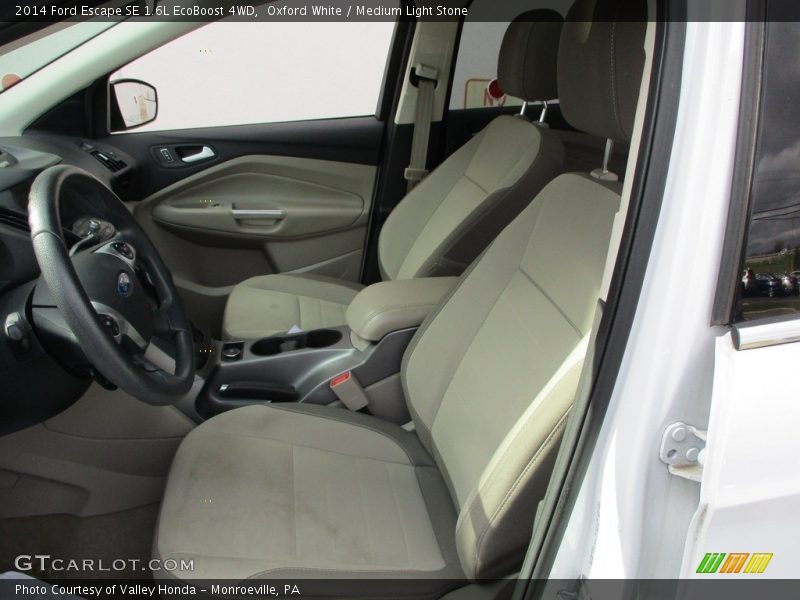 Oxford White / Medium Light Stone 2014 Ford Escape SE 1.6L EcoBoost 4WD