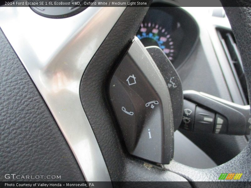 Oxford White / Medium Light Stone 2014 Ford Escape SE 1.6L EcoBoost 4WD