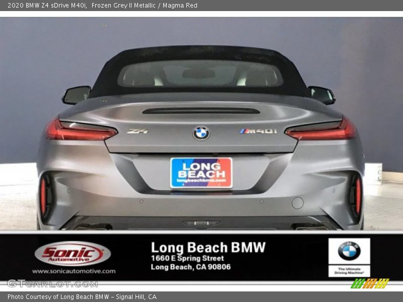 Frozen Grey II Metallic / Magma Red 2020 BMW Z4 sDrive M40i