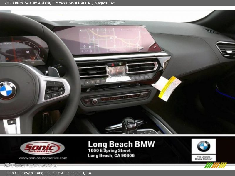 Frozen Grey II Metallic / Magma Red 2020 BMW Z4 sDrive M40i