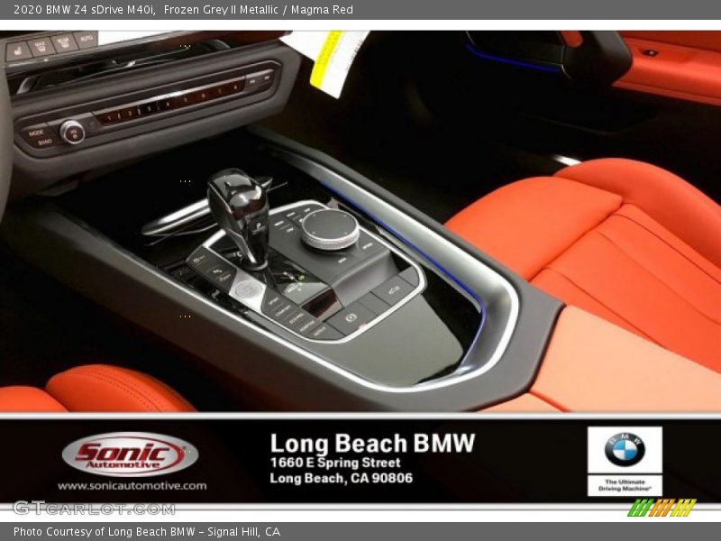 Frozen Grey II Metallic / Magma Red 2020 BMW Z4 sDrive M40i