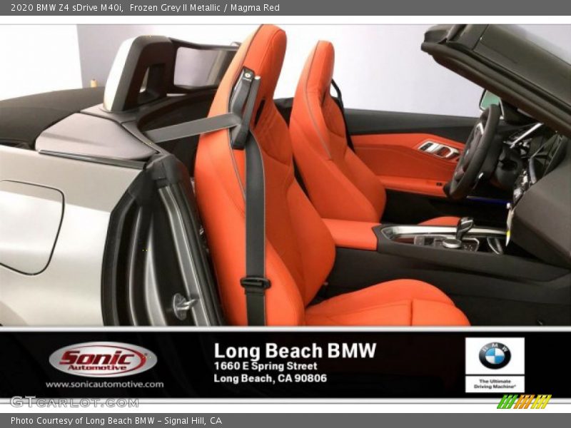 Frozen Grey II Metallic / Magma Red 2020 BMW Z4 sDrive M40i