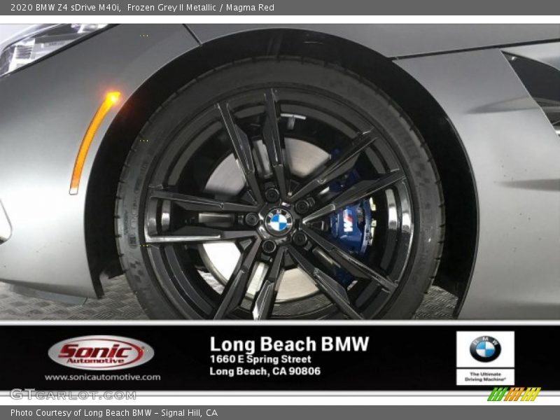 Frozen Grey II Metallic / Magma Red 2020 BMW Z4 sDrive M40i