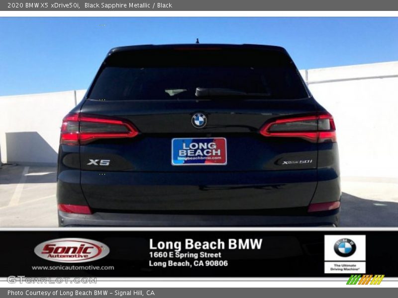 Black Sapphire Metallic / Black 2020 BMW X5 xDrive50i