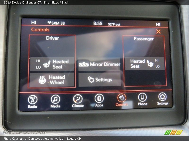 Pitch Black / Black 2019 Dodge Challenger GT