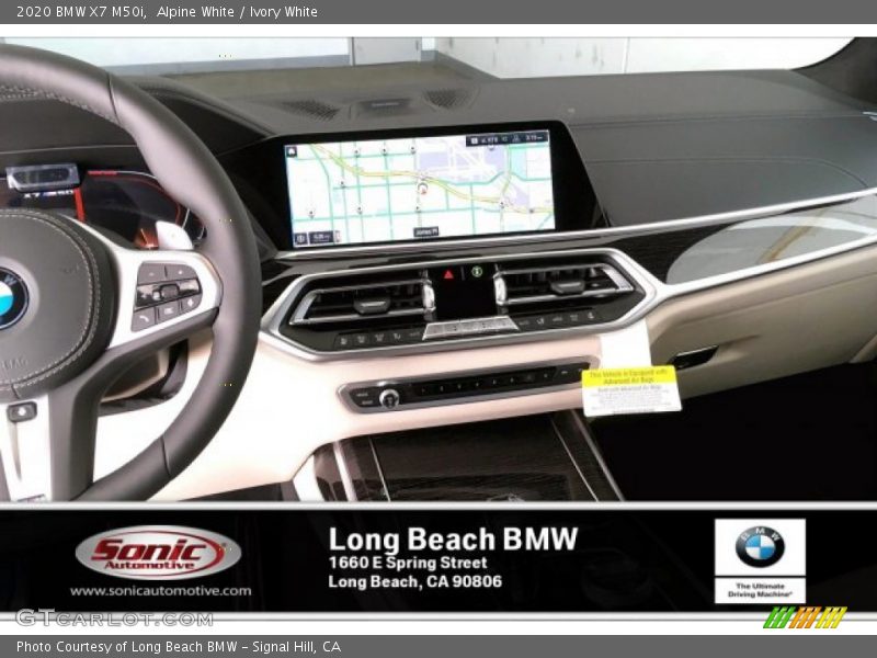 Alpine White / Ivory White 2020 BMW X7 M50i