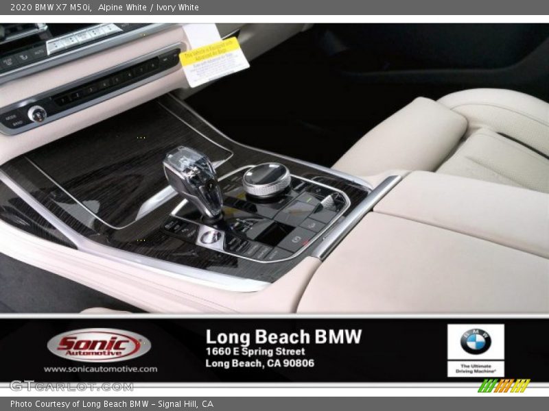 Alpine White / Ivory White 2020 BMW X7 M50i