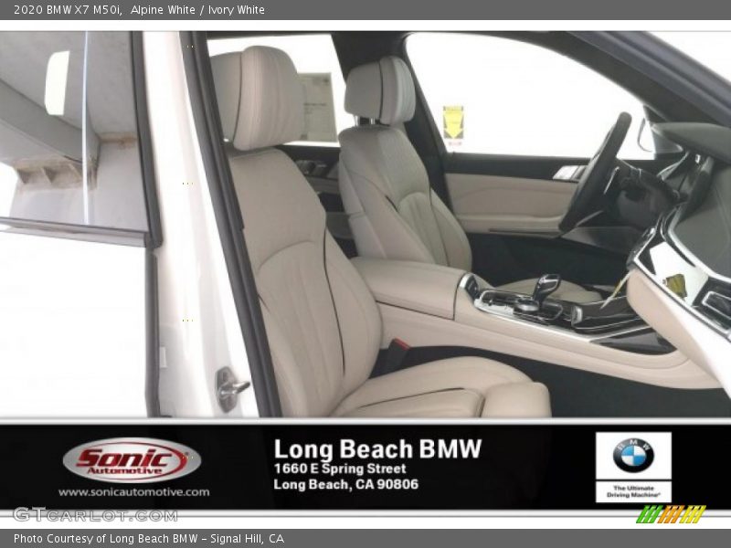 Alpine White / Ivory White 2020 BMW X7 M50i