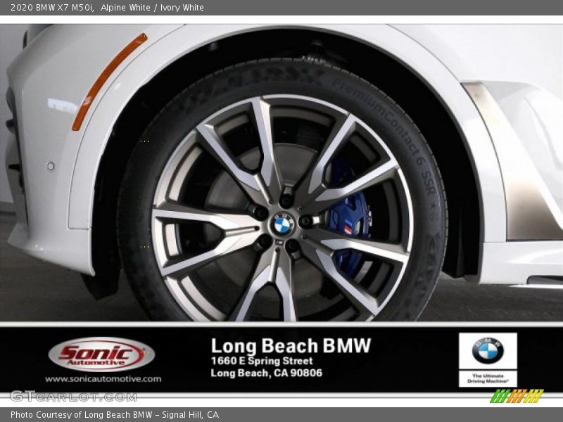 Alpine White / Ivory White 2020 BMW X7 M50i