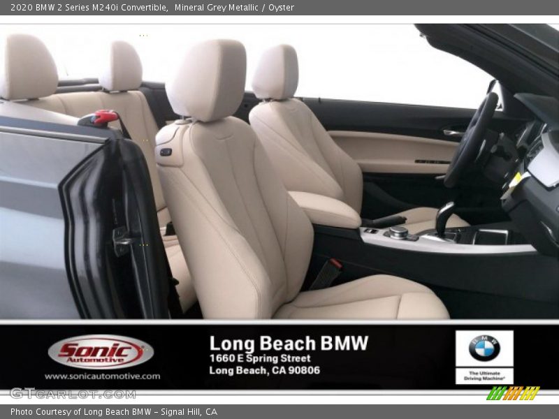 Mineral Grey Metallic / Oyster 2020 BMW 2 Series M240i Convertible