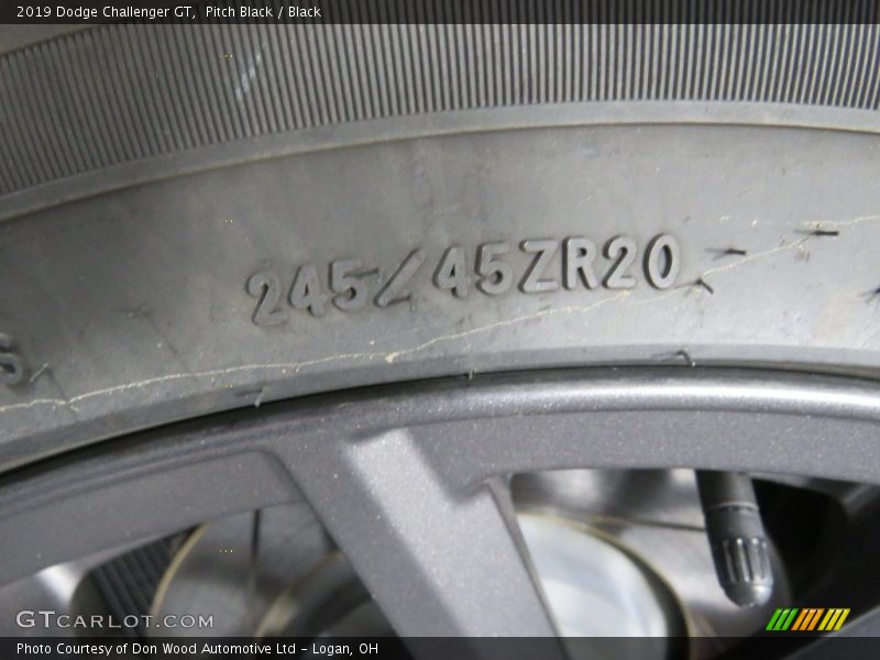 Pitch Black / Black 2019 Dodge Challenger GT