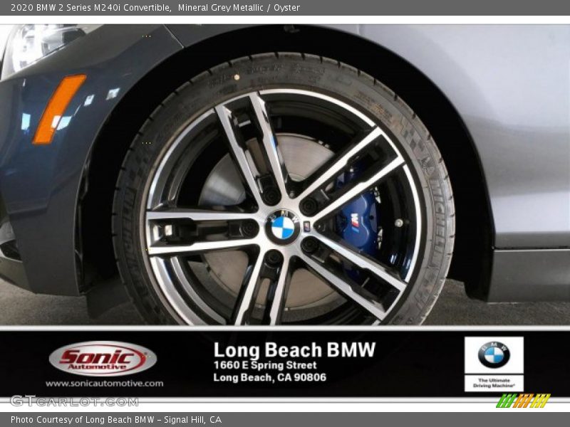 Mineral Grey Metallic / Oyster 2020 BMW 2 Series M240i Convertible