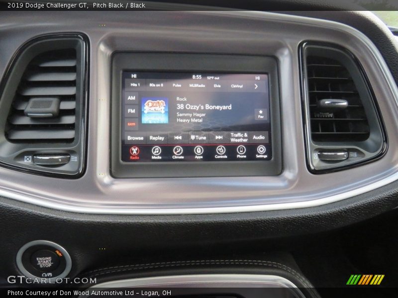 Pitch Black / Black 2019 Dodge Challenger GT