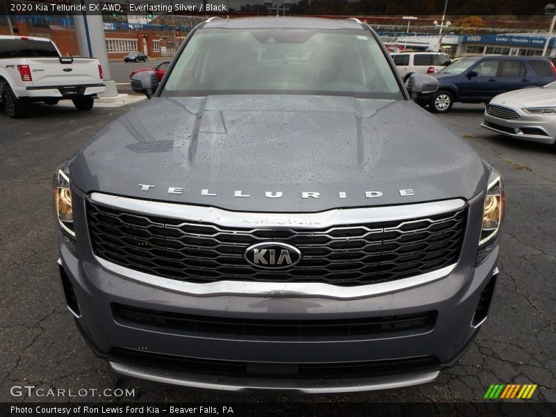 Everlasting Silver / Black 2020 Kia Telluride EX AWD