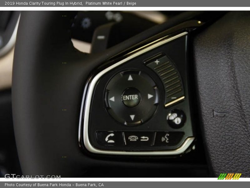 Platinum White Pearl / Beige 2019 Honda Clarity Touring Plug In Hybrid