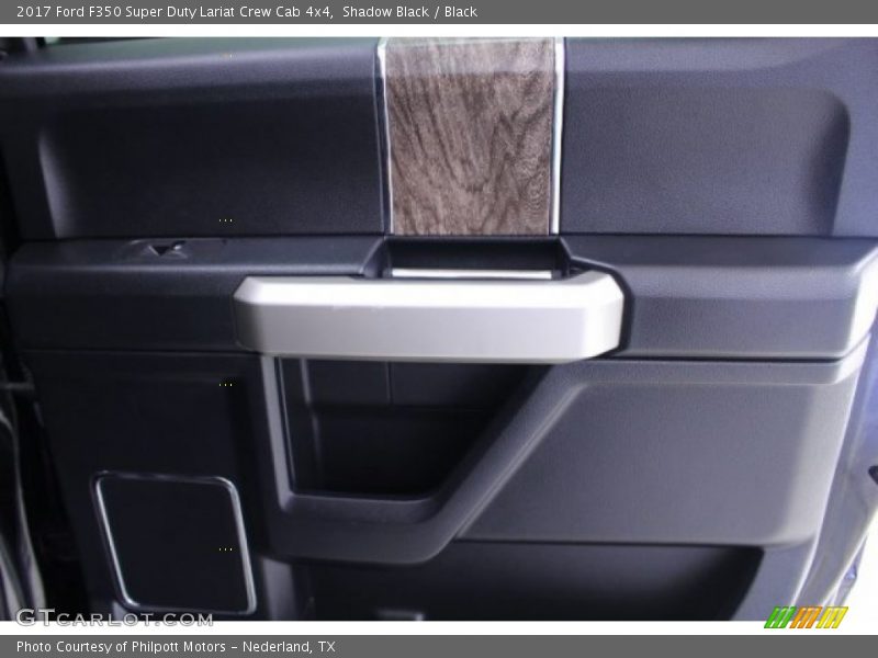 Shadow Black / Black 2017 Ford F350 Super Duty Lariat Crew Cab 4x4