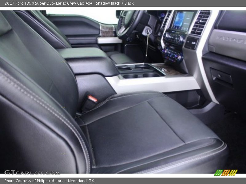 Shadow Black / Black 2017 Ford F350 Super Duty Lariat Crew Cab 4x4