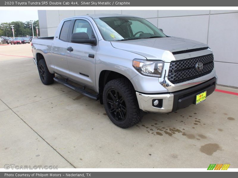 Silver Sky Metallic / Graphite 2020 Toyota Tundra SR5 Double Cab 4x4