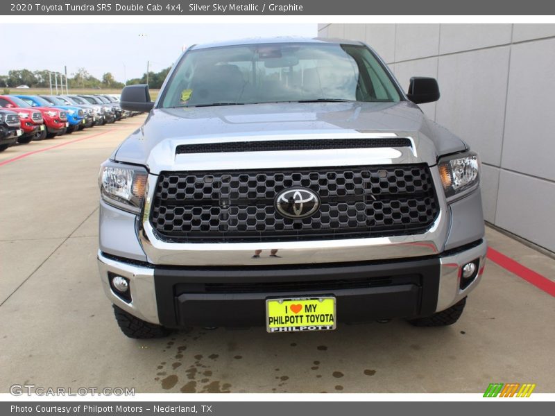 Silver Sky Metallic / Graphite 2020 Toyota Tundra SR5 Double Cab 4x4