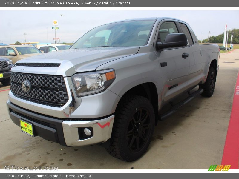 Silver Sky Metallic / Graphite 2020 Toyota Tundra SR5 Double Cab 4x4