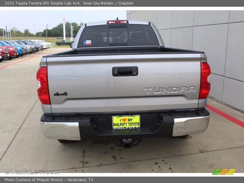 Silver Sky Metallic / Graphite 2020 Toyota Tundra SR5 Double Cab 4x4