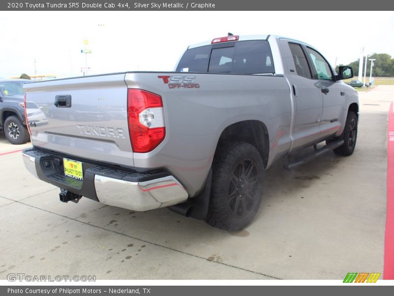Silver Sky Metallic / Graphite 2020 Toyota Tundra SR5 Double Cab 4x4