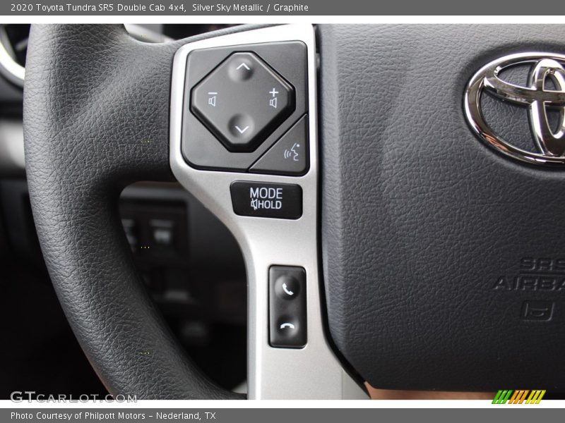 Silver Sky Metallic / Graphite 2020 Toyota Tundra SR5 Double Cab 4x4