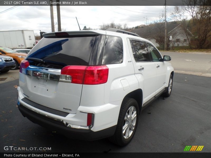 Summit White / Jet Black 2017 GMC Terrain SLE AWD