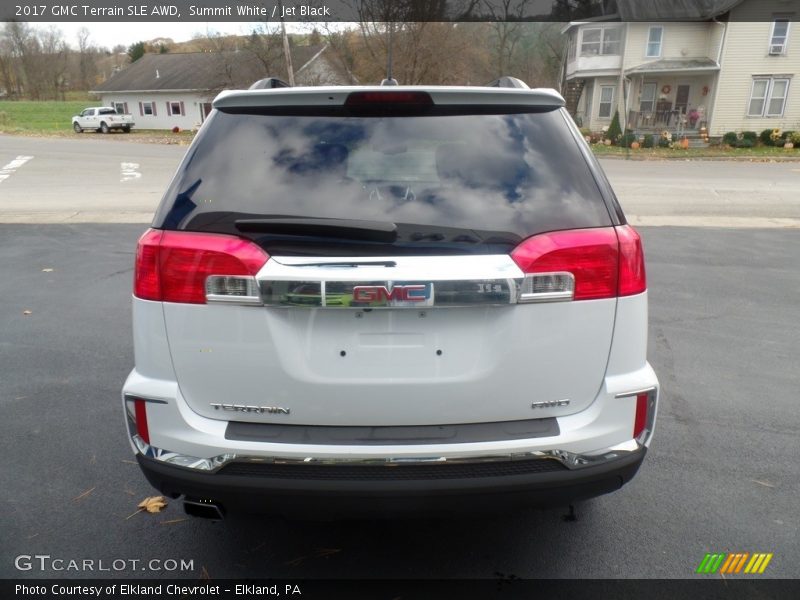 Summit White / Jet Black 2017 GMC Terrain SLE AWD