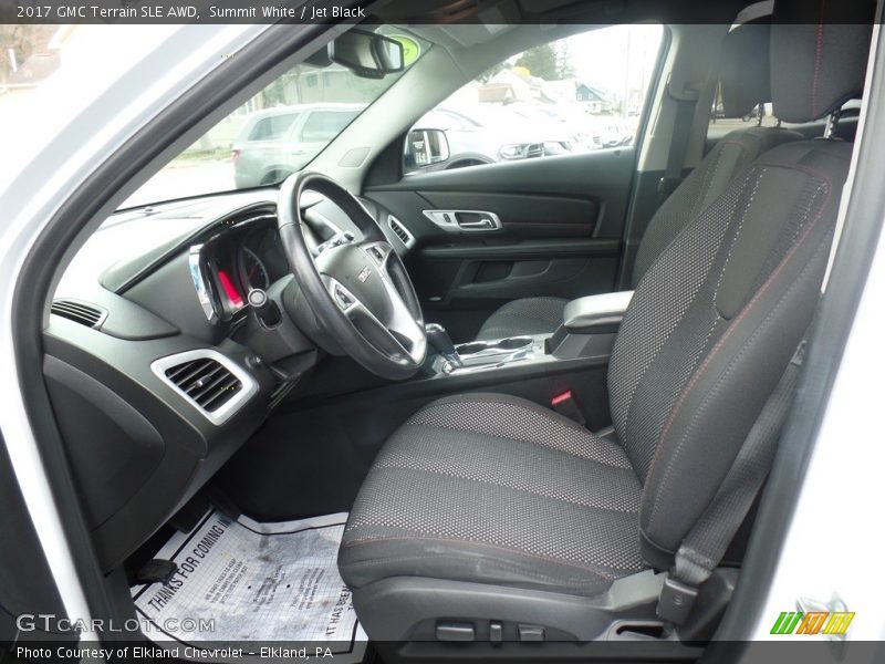 Summit White / Jet Black 2017 GMC Terrain SLE AWD