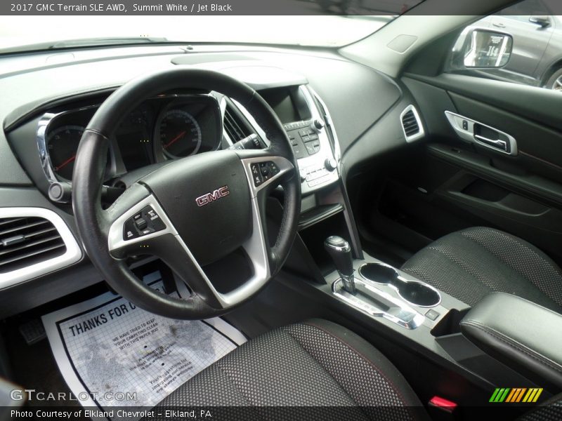 Summit White / Jet Black 2017 GMC Terrain SLE AWD