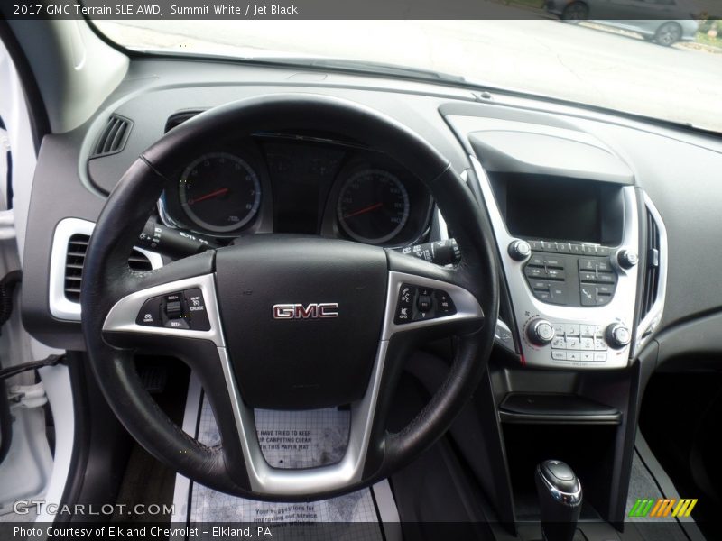 Summit White / Jet Black 2017 GMC Terrain SLE AWD