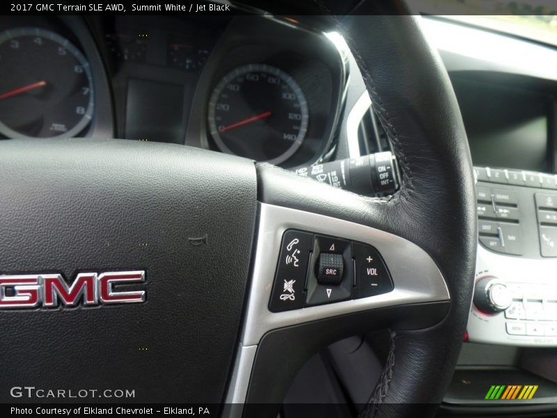 Summit White / Jet Black 2017 GMC Terrain SLE AWD