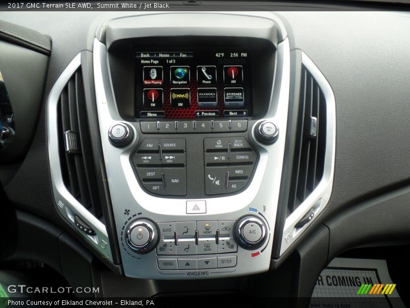 Summit White / Jet Black 2017 GMC Terrain SLE AWD