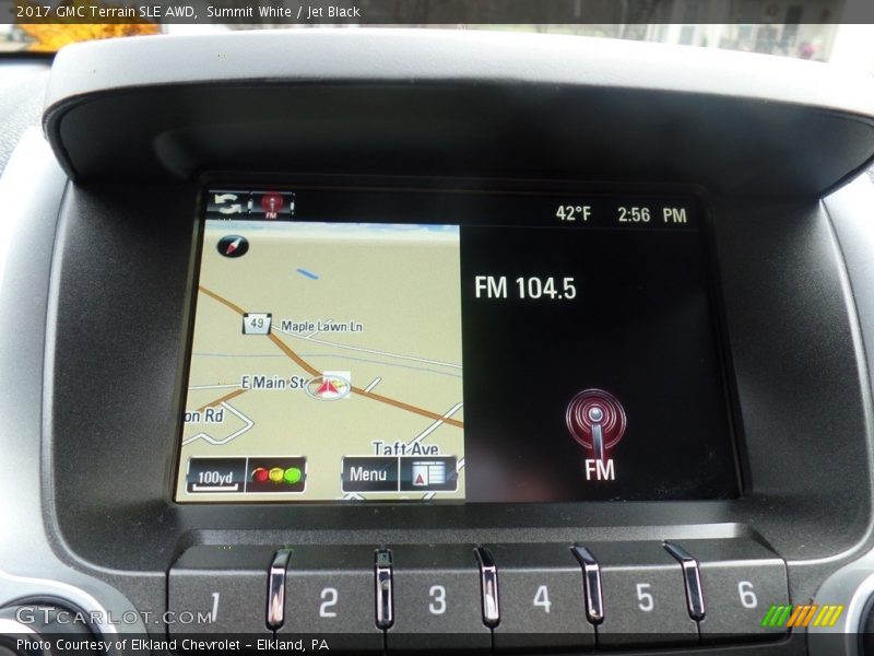 Summit White / Jet Black 2017 GMC Terrain SLE AWD