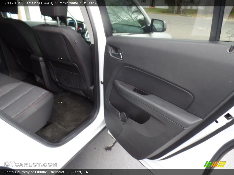 Summit White / Jet Black 2017 GMC Terrain SLE AWD
