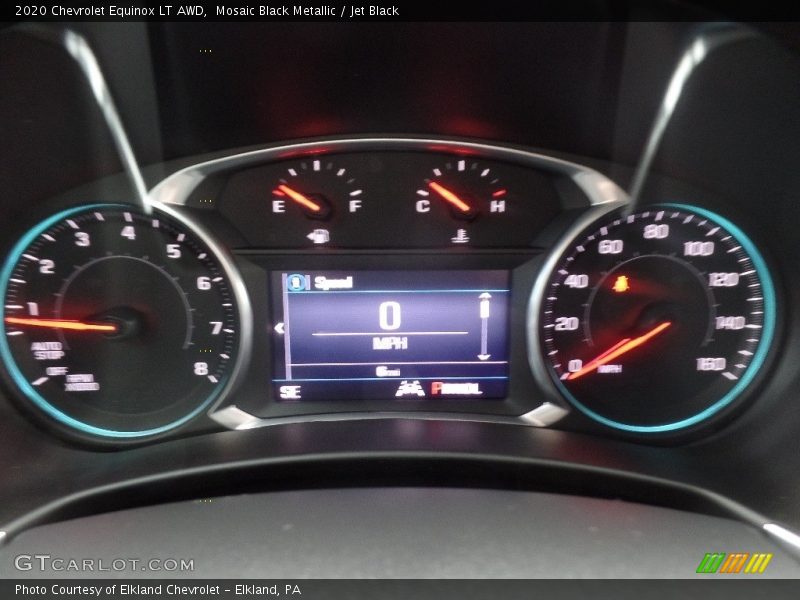 Mosaic Black Metallic / Jet Black 2020 Chevrolet Equinox LT AWD