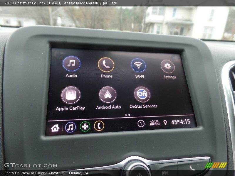 Mosaic Black Metallic / Jet Black 2020 Chevrolet Equinox LT AWD