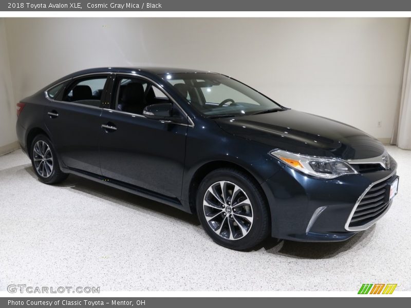 Cosmic Gray Mica / Black 2018 Toyota Avalon XLE